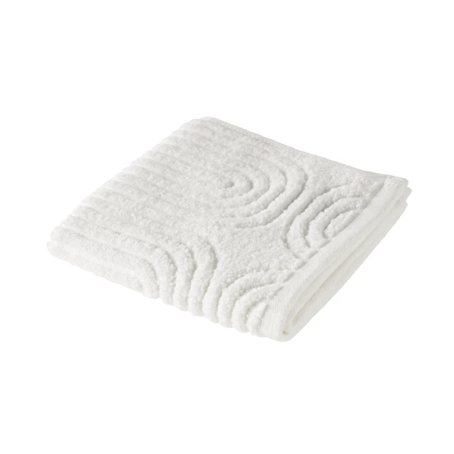 Alt view image 6 of 6 - Beautiful by Drew Barrymore Textured Washcloth, 2-Pack, 100% Cotton, Off White