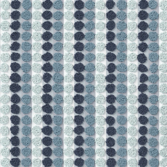 Alt view image 5 of 5 - Mainstays Kids Cotton Jacquard Bath Towel 27in x 52in Blue Dot