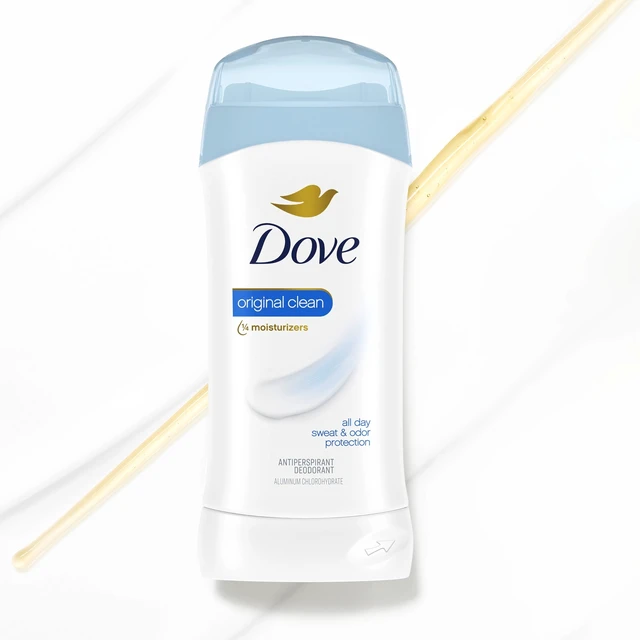 Alt view image 2 of 7 - Dove Original Antiperspirant Deodorant for Women, Original Clean 48 Hour Sweat & Odor Protection, 2.6 oz