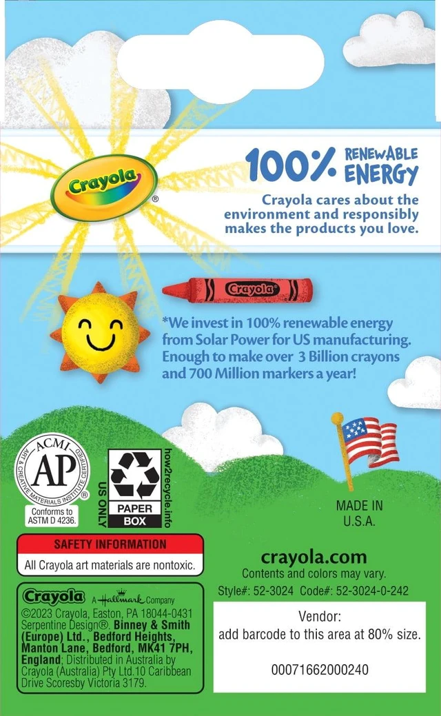 Alt view image 3 of 4 - Crayola Crayons, 24 Count, Classic Colors, Back to School Supplies, Classroom Must Haves, Gifts for 3+