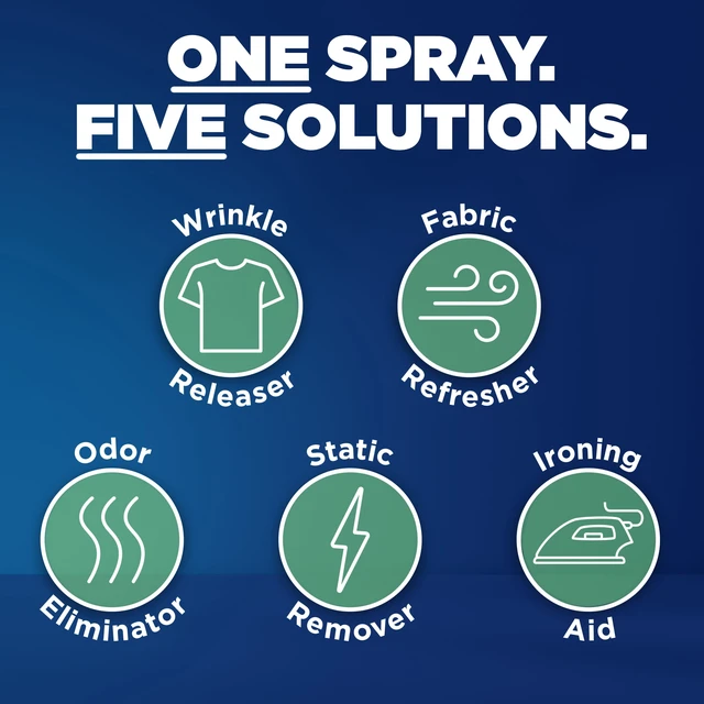 Alt view image 3 of 6 - Downy Wrinkle Releaser Crisp Linen Scent Fabric Refresher Spray, 33.8 fl oz