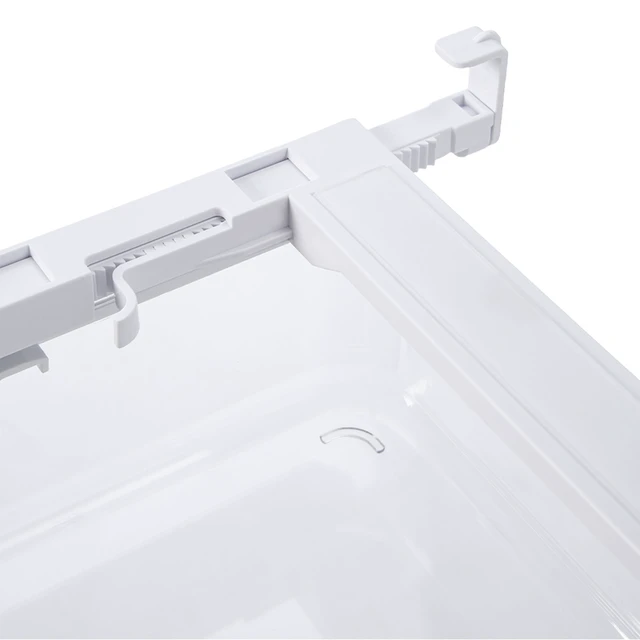 Alt view image 5 of 5 - Mainstays Clear Under-Shelf Drawer Organizer, Pull-Out Storage Box for Refrigerator or Cabinet