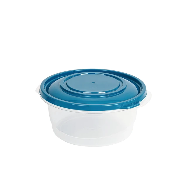 Alt view image 5 of 6 - Mainstays Semi Durable Round Plastic Food Storage Containers, 6.2 Cup, 4 Pack