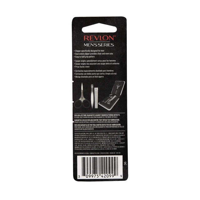 Alt view image 4 of 5 - Revlon Men's Series Dual-Ended Nail Clipper, 1 Count