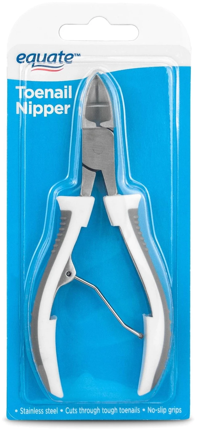 Main image of Equate Stainless Steel Toenail Nipper for Ingrown Toenails & Adult Nail Health, 1 Count
