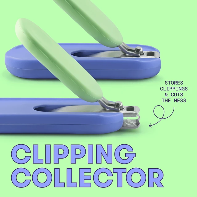 Alt view image 2 of 6 - Frida Kids 2-in-1 Nail Clipper and Picker with Travel Cover, Blue and Green