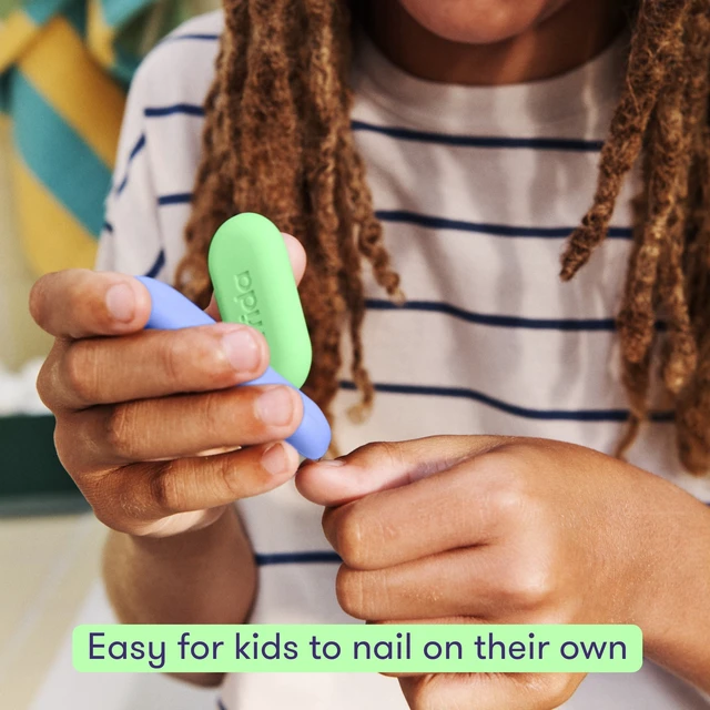 Alt view image 6 of 6 - Frida Kids 2-in-1 Nail Clipper and Picker with Travel Cover, Blue and Green
