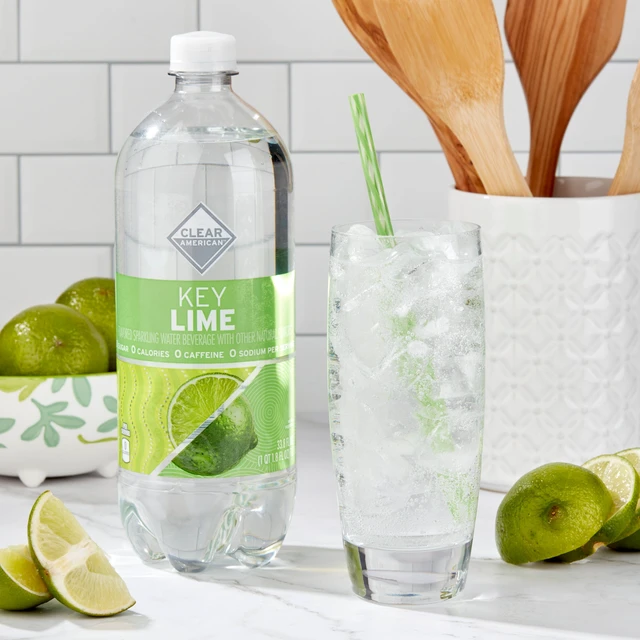Alt view image 2 of 6 - Clear American Key Lime Sparkling Water, 33.8Fl Oz, 12Pack