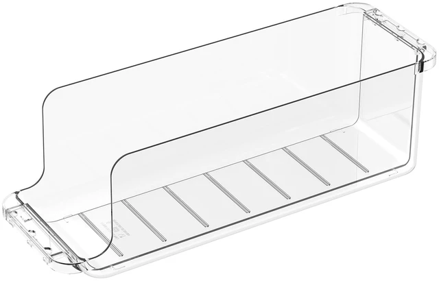 Main image of Mainstays Clear Expandable Drink Fridge Organizer for Kitchen and Can Storage