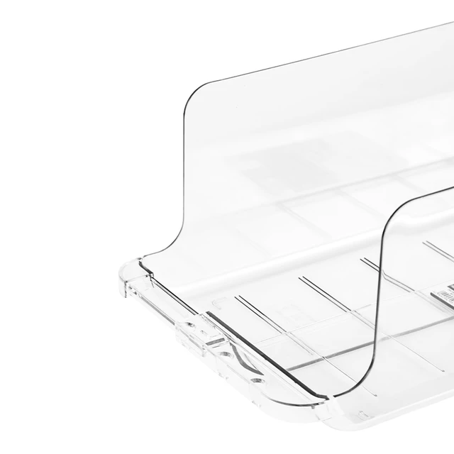Alt view image 2 of 6 - Mainstays Clear Expandable Drink Fridge Organizer for Kitchen and Can Storage