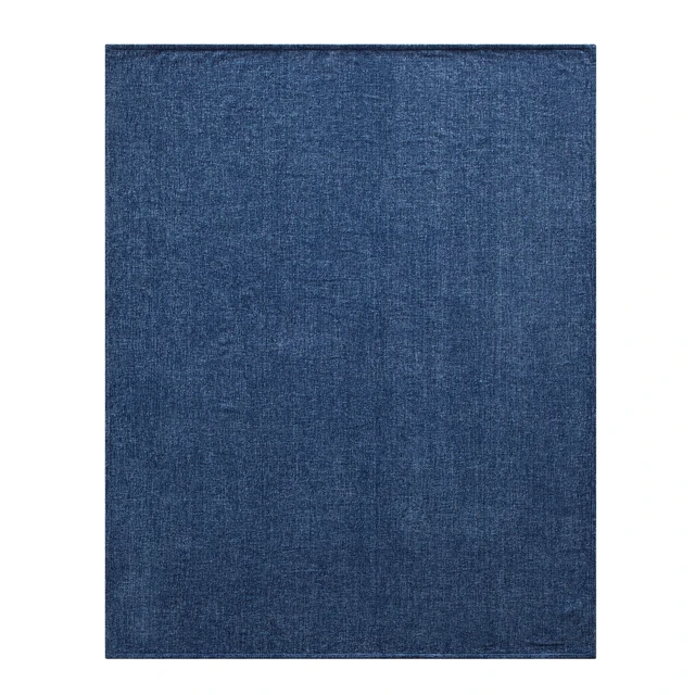 Alt view image 4 of 6 - Mainstays Chenille Throw 50x60in Washed Indigo