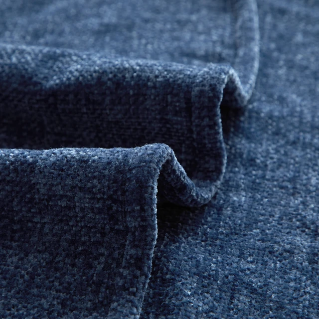 Alt view image 5 of 6 - Mainstays Chenille Throw 50x60in Washed Indigo