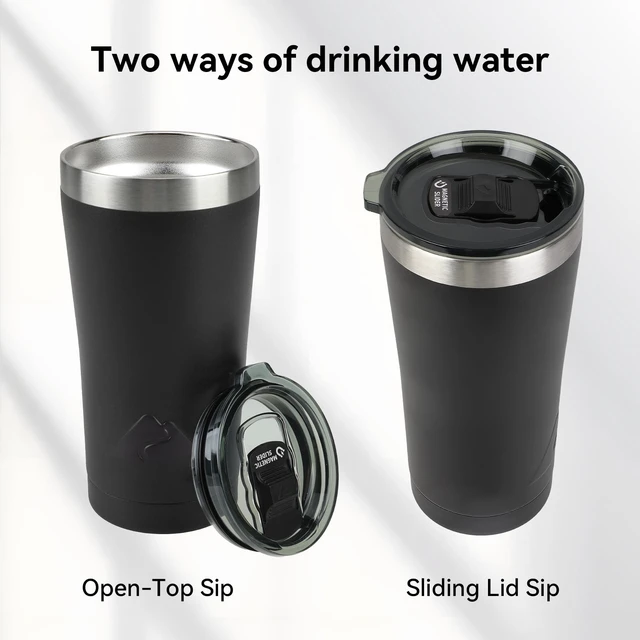 Alt view image 4 of 6 - 22 oz Ozark Trail Vacuum-Insulated Stainless Steel Tumbler, Black