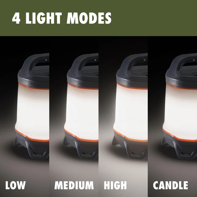 Alt view image 2 of 6 - Ozark Trail 500-Lumen LED Mini Camping Lantern with Carabiner Handle