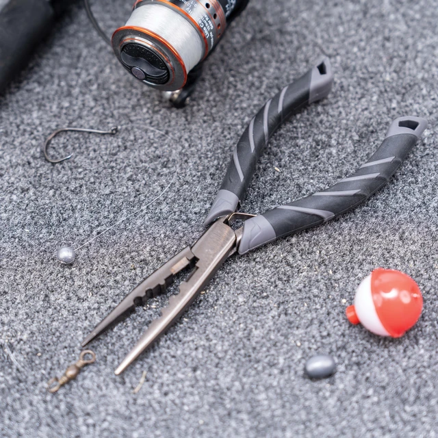 Alt view image 6 of 6 - Ozark Trail 8Inch Stainless Steel Fishing Pliers with Soft Grip and Wire Cutter