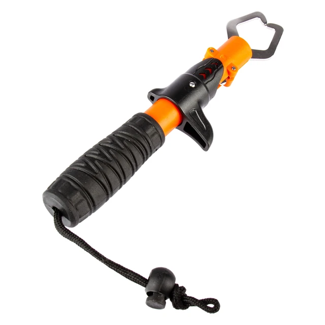 Alt view image 4 of 6 - Ozark Trail 8-Inch Stainless Steel Fish Lip Gripper Tool with Non-Slip Handle and Wrist Strap