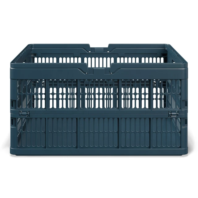 Alt view image 2 of 6 - Mainstays Kids Large Blue Collapsible Storage Basket with Handles
