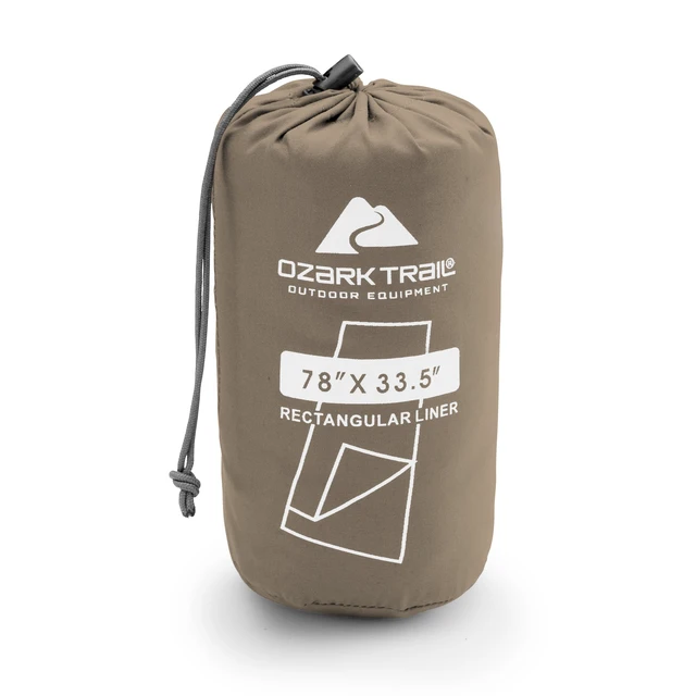 Alt view image 2 of 6 - Ozark Trail Sleeping Bag Liner, 100% Polyester, 78in x 33.5in