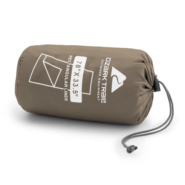 Alt view image 6 of 6 - Ozark Trail Sleeping Bag Liner, 100% Polyester, 78in x 33.5in