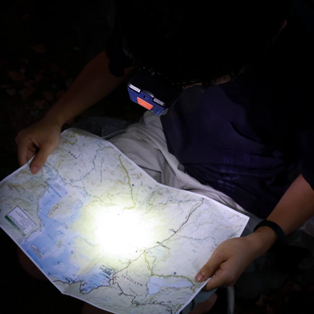Alt view image 5 of 6 - Ozark Trail LED 100 Lumens Headlamp, Blue, 3AAA Batteries Included