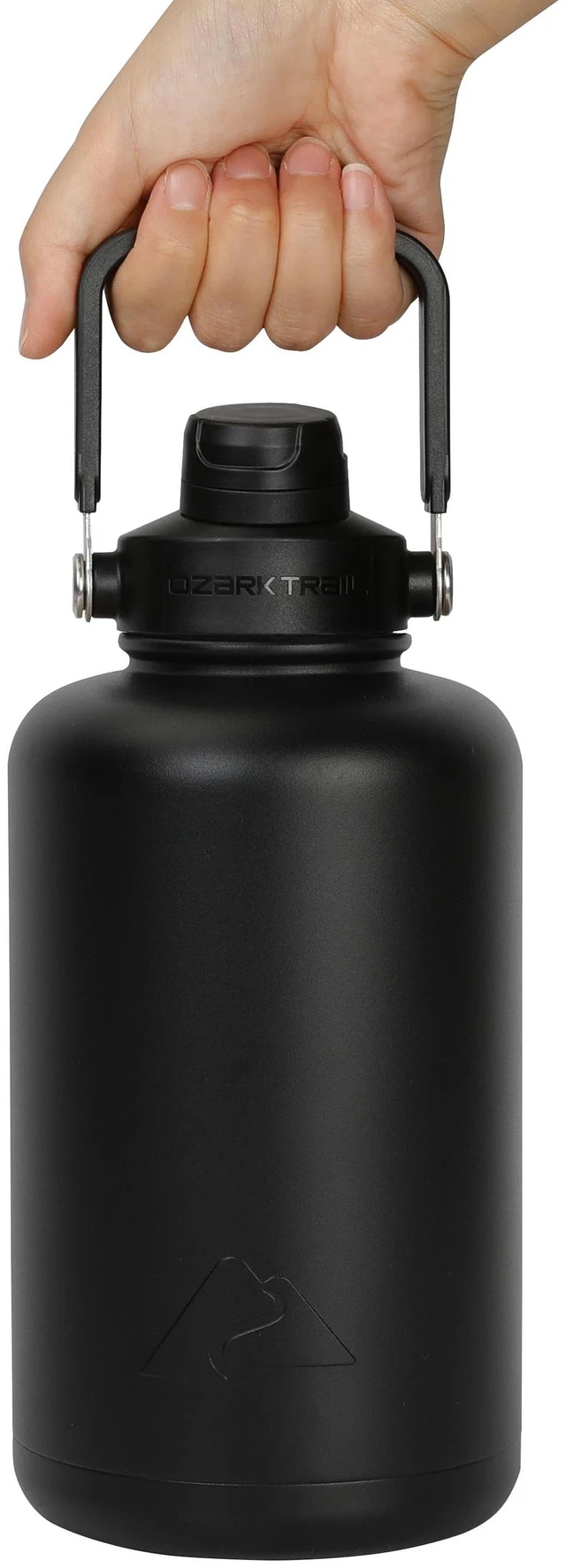 Alt view image 3 of 6 - Ozark Trail 64oz Stainless Steel Insulated Jug with Handle, Black