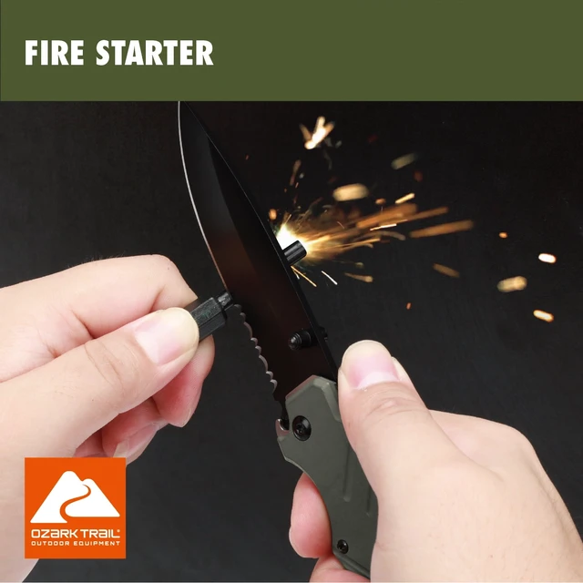 Alt view image 6 of 6 - Ozark Trail 7-in-1 Stainless Steel Multitool Knife with Screwdriver
