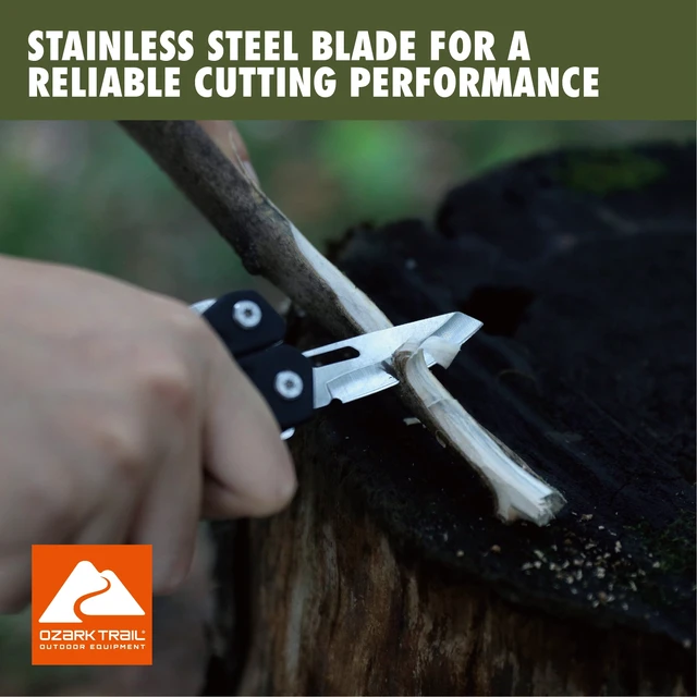 Alt view image 6 of 6 - Ozark Trail 17-in-1 Multitool, Model 2119, Stainless Steel, Black