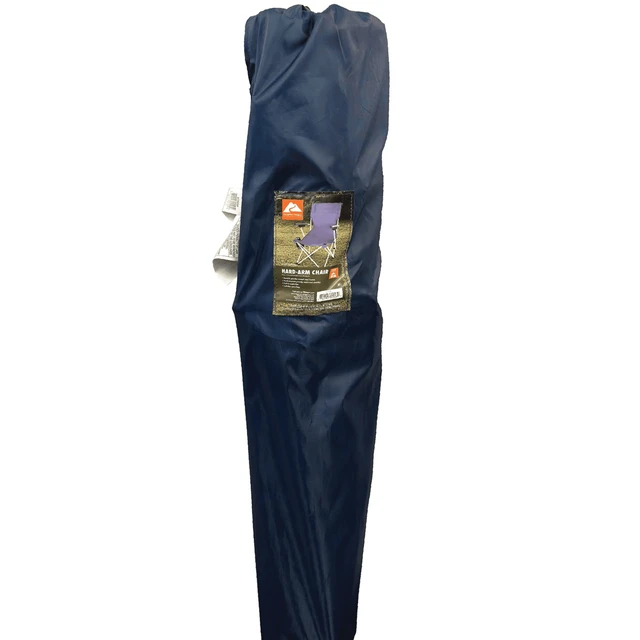 Alt view image 3 of 6 - Ozark Trail Hard Arm Camping Chair, Polyester Seat, Steel Frame, Portable Folding Design with Cup Holder