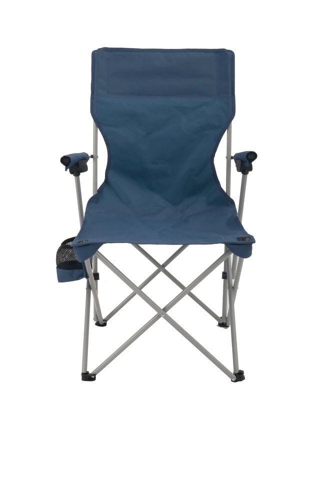 Alt view image 6 of 6 - Ozark Trail Hard Arm Camping Chair, Polyester Seat, Steel Frame, Portable Folding Design with Cup Holder