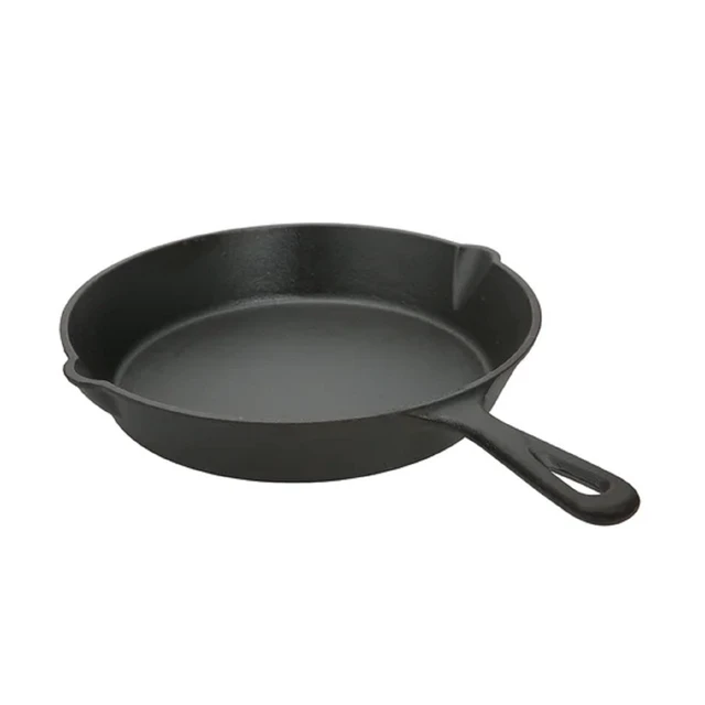 Alt view image 2 of 6 - Ozark Trail 12-Inch Pre-Seasoned Cast Iron Skillet with Handles