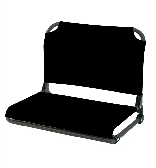 Main image of Ozark Trail Extra-Wide Stadium Seat with Hooks, Rich Black