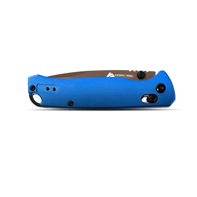 Alt view image 6 of 6 - Ozark Trail 7.5in Folding Pocket Knife, 3.25in 14C28N Blade, Aluminum Handle, EDC