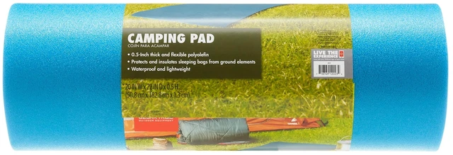 Main image of Ozark Trail Closed Cell Foam Sleeping Pad, Blue, 20x72x0.5in