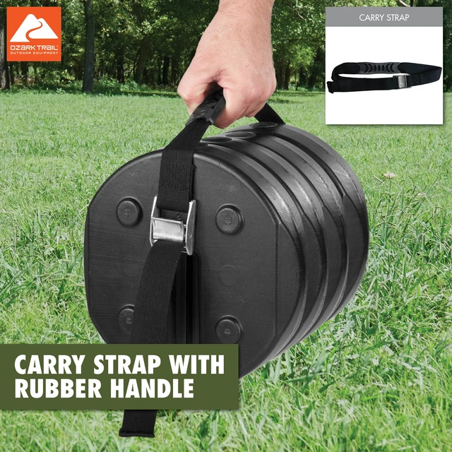Alt view image 2 of 6 - Ozark Trail 30lb Canopy Weight Set with Strap and Handle