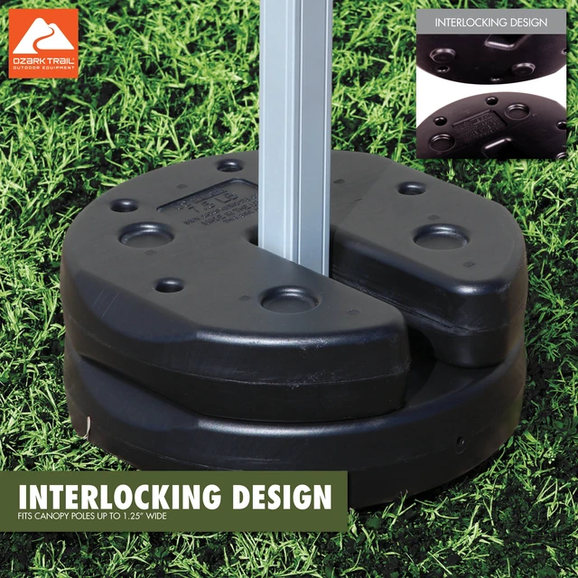 Alt view image 3 of 6 - Ozark Trail 30lb Canopy Weight Set with Strap and Handle
