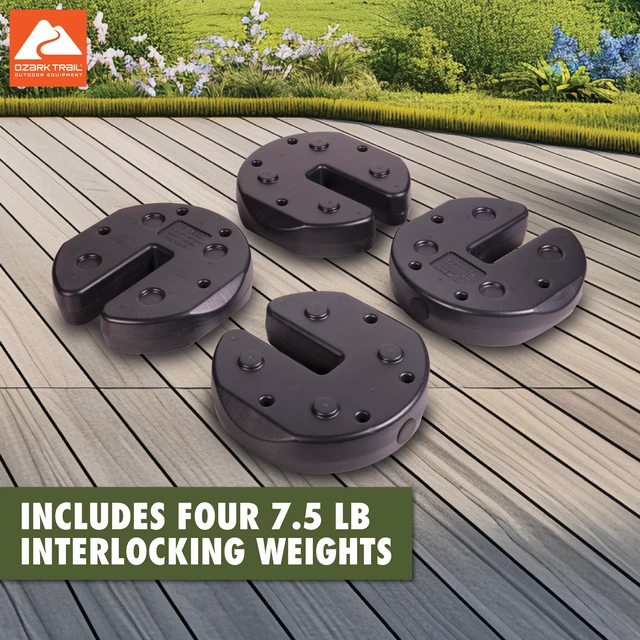 Alt view image 4 of 6 - Ozark Trail 30lb Canopy Weight Set with Strap and Handle