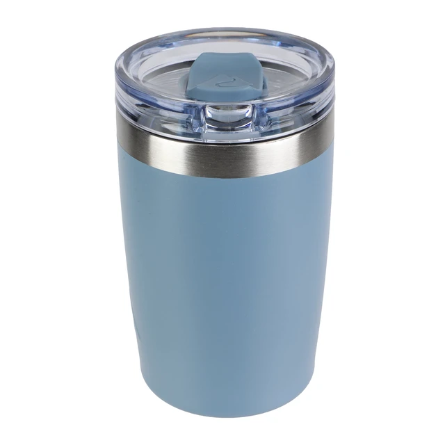 Alt view image 5 of 6 - 12oz Ozark Trail Ceramic Lined Blue Stainless Steel Insulated Travel Tumbler with Slider Lid