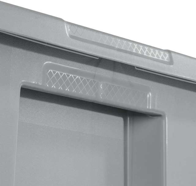 Alt view image 6 of 6 - Sterilite 50 Gallon Extra Large Plastic Storage Tote with Snap-On Lid, Gray
