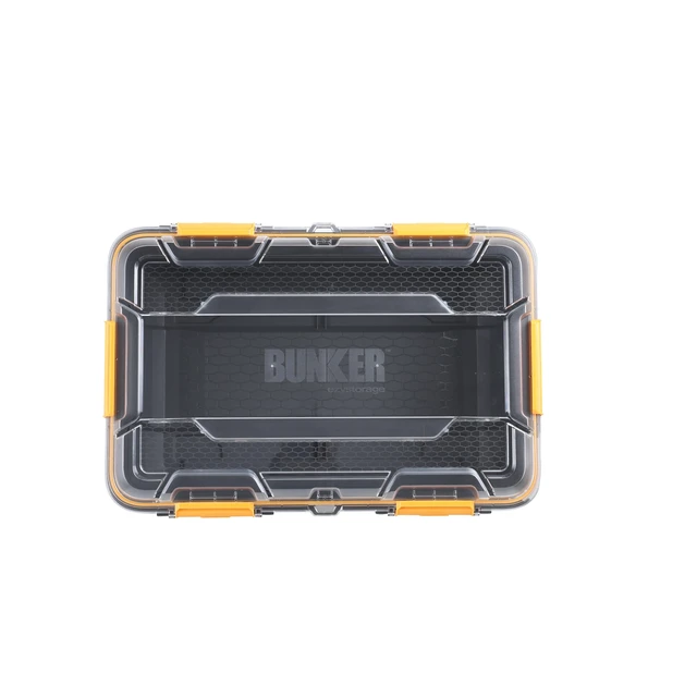 Alt view image 5 of 6 - Ezy Storage Bunker Pro Medium Gasket Tote 11.9, IP68 Waterproof Plastic Bin with Lid and Latches, Gray