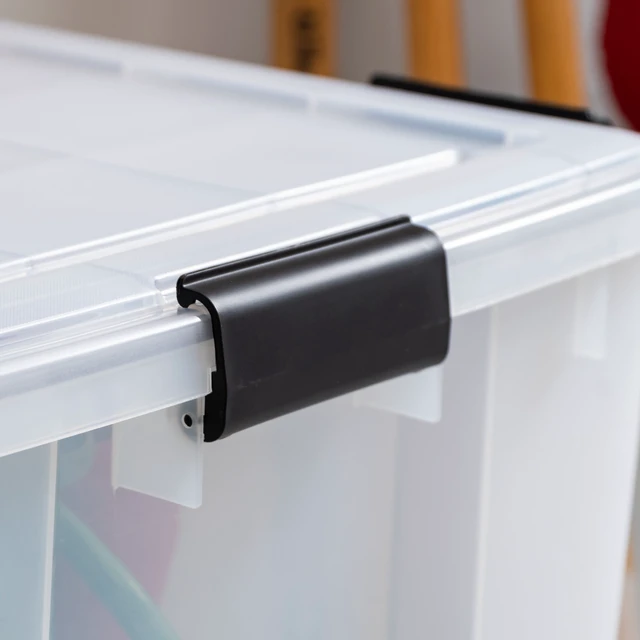 Alt view image 3 of 5 - IRIS 74Qt Storage Box, Clear