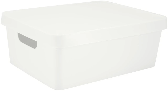 Main image of Simplify 3.74Gal Plastic Storage Boxes, White