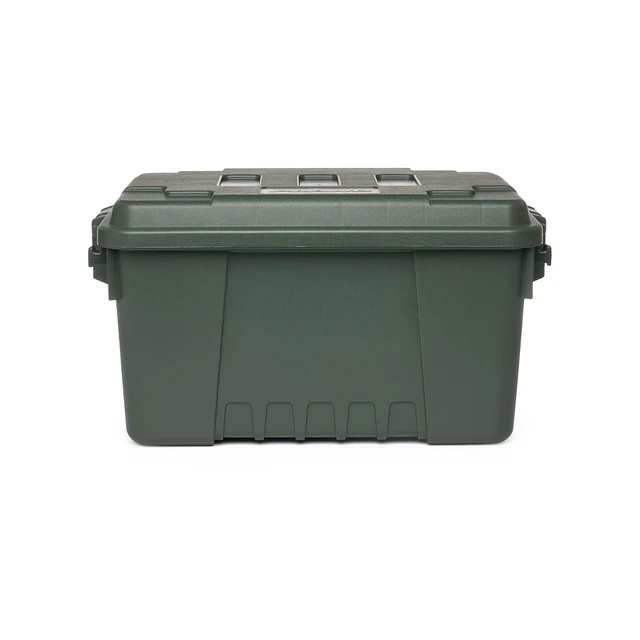 Alt view image 5 of 6 - Plano Sportsman's Trunk 14-Gallon Lockable Storage Box OD Green
