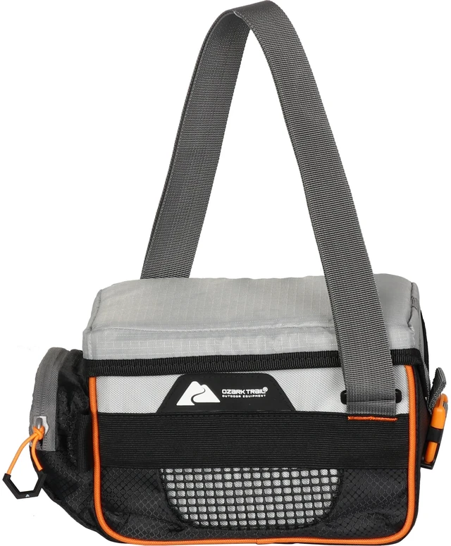Main image of Ozark Trail 3500 Gray Polyester Tackle Bag with 3 Trays