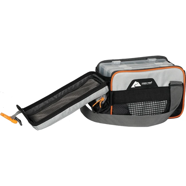 Alt view image 3 of 5 - Ozark Trail 3500 Gray Polyester Tackle Bag with 3 Trays