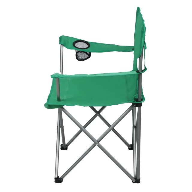 Alt view image 2 of 6 - Ozark Trail Quad Folding Camp Chair with Cupholder, Serrano Pepper