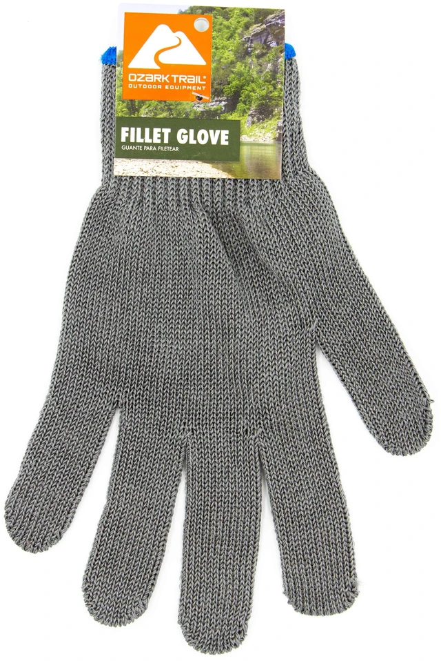 Main image of Ozark Trail Ambidextrous Cut Resistant Fillet Glove for Fish Cleaning and Knife Safety