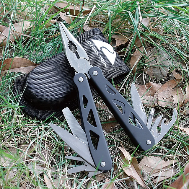 Alt view image 2 of 6 - Ozark Trail Trailside 12-in-1 Pliers-Based Multitool, Black