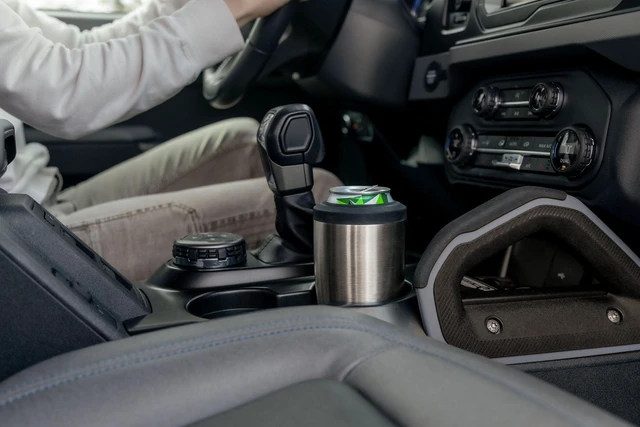 Alt view image 4 of 6 - Ozark Trail 3-in-1 Can Thermocooler with Lid, 12oz, Silver