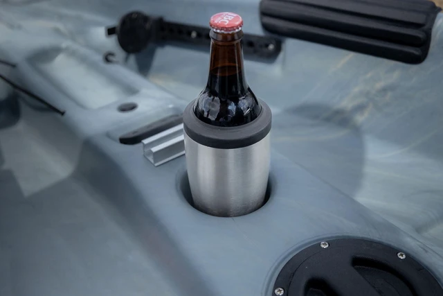 Alt view image 5 of 6 - Ozark Trail 3-in-1 Can Thermocooler with Lid, 12oz, Silver