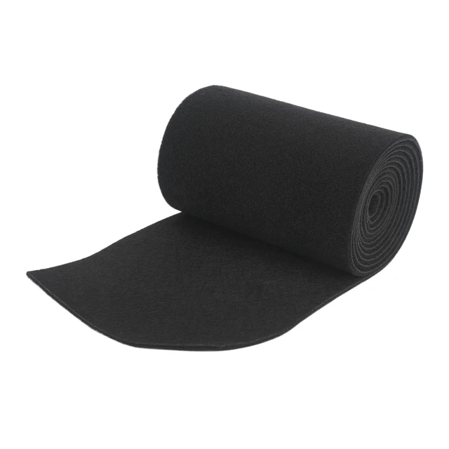 Alt view image 2 of 7 - Ozark Trail Marine Boat Trailer Bunk Carpet Replacement Padding, Black